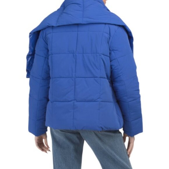 ALPENHAUS 2 In 1 Reversible Stretch Puffer With Detachable Scarf - Picture 2 of 4